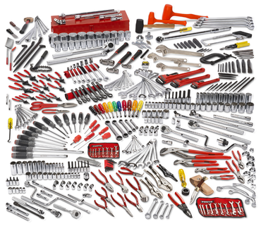 Proto® 400 Piece Advanced Maintenance Tool Set With Roller Cabinet J453441-8RD and Top Chest J453427-6RD - Industrial Tool & Supply