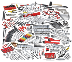 Proto® 411 Piece Advanced Maintenance Tool Set With Roller Cabinet J442735-7RD and Top Chest J442719-10RD-D - Industrial Tool & Supply