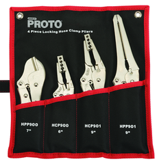 Proto® 4 Piece Locking Hose Clamp Pliers Set - Industrial Tool & Supply