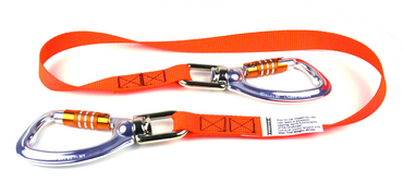 Proto® Web Lanyard With 2 Triple Lock Carabiners - 40 lb. - Industrial Tool & Supply