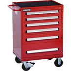 Proto® 460 Series Roller Cabinet - 6 Drawer, Red - Industrial Tool & Supply