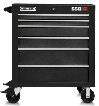 Proto® 550S 34" Roller Cabinet - 6 Drawer, Dual Black - Industrial Tool & Supply