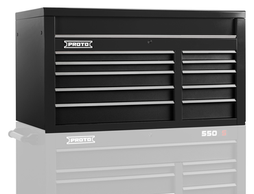 Proto® 550S 50" Top Chest - 10 Drawer, Dual Black - Industrial Tool & Supply