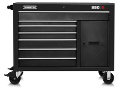 Proto® 550S 50" Workstation - 7 Drawer & 1 Shelf, Dual Black - Industrial Tool & Supply