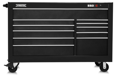 Proto® 550S 66" Workstation - 11 Drawer, Dual Black - Industrial Tool & Supply