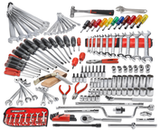 Proto® 148 Piece Starter Maintenance Tool Set With Top Chest J442719-12RD-D - Industrial Tool & Supply