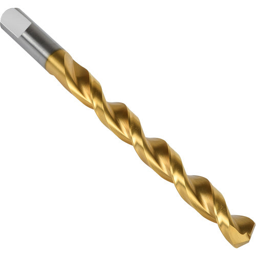 #8 Precision Twist Drill HSS TiN QC 135 Jobber Drill ANSI Series QC21G E-code # QC21GN8 - Industrial Tool & Supply