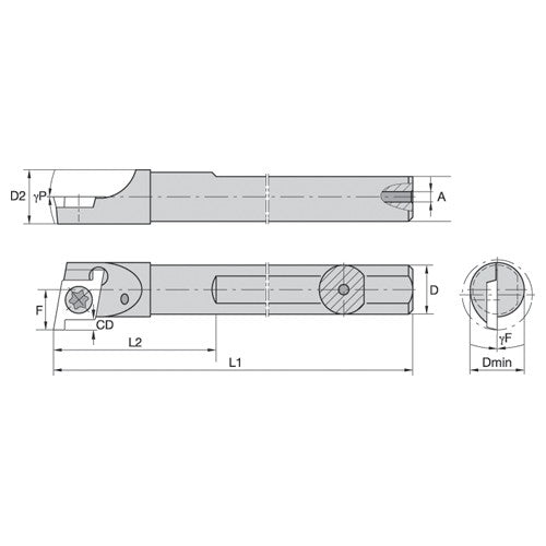 CSMI25030R WG STEEL GROOVING THREADING BAR - Exact Industrial Supply