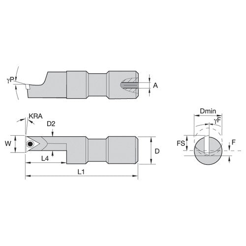 SSOI5001000150R WG STEEL BORING BAR STEPPED - Exact Industrial Supply