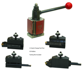 Quadra Index Std Tool Post & Holder Set - Series QITP40 - Industrial Tool & Supply