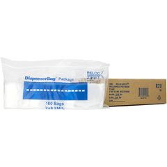 2″ × 8″ 2-MIL Clear Reloc Zippit Zipper Bags, Sold per Case of 1000 (10 boxes of 100 per case)