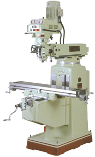 Electronic Variable Speed Vertical Mill - R-8 Spindle - 10 x 50'' Table Size - Box Way - 3HP - 3PH - 440V Motor - Industrial Tool & Supply