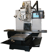 BTM50CNC Bed Type Milling Machine with 10 HP Motor; 20 x 63 Table; 2600 lb Table Cap; 60-4000 RPM - Industrial Tool & Supply