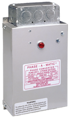 Heavy Duty Static Phase Converter - #PAM-100HD; 1/3 to 3/4HP - Industrial Tool & Supply