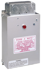 Heavy Duty Static Phase Converter - #PAM-200HD; 3/4 to 1-1/2HP - Industrial Tool & Supply