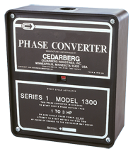 Series 1 Phase Converter - #1200B; 1/2 to 1HP - Industrial Tool & Supply