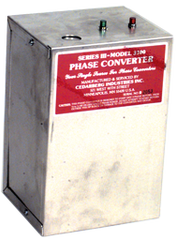 Heavy Duty Static Phase Converter - #3100; 1/4 to 1/2HP - Industrial Tool & Supply