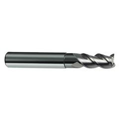 6mm Dia. - 57mm OAL - 3 FL Variable Helix Bright Carbide End Mill - Industrial Tool & Supply