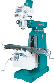 Vertical Mill - R-8 Spindle - 9 x 49'' Table Size - 3HP Motor - Industrial Tool & Supply