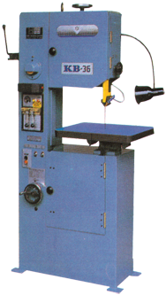 Vertical Bandsaw - #KB361; 8 x 14'' Capacity; 1HP, 1PH, 115V Motor - Industrial Tool & Supply