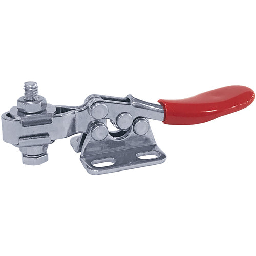 60 lbs U-Bar Flanged Base Stainless Steel Horizontal Hold-Down Clamp - Industrial Tool & Supply