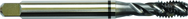 M14x2.0 D7 3 Flute Spiral Flute Semi-Bottoming Black Ring Tap-TICN - Industrial Tool & Supply