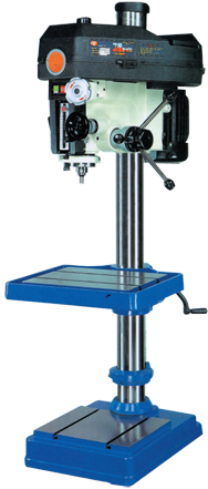 Square Table Floor Model Drill Press - Model Number RF400HSR8 - 16'' Swing; 1-1/2HP, 3PH, 220/440V Motor - Industrial Tool & Supply