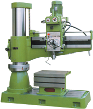 Radial Drill Press - #TPR1230 - 48-1/2'' Swing; 2HP, 3PH, 220V Motor - Industrial Tool & Supply