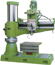 Radial Drill Press - #TPR820A - 38-1/2'' Swing; 2HP, 3PH, 220V Motor - Industrial Tool & Supply