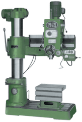 Radial Drill Press - #TPR720A - 29-1/2'' Swing; 2HP, 3PH, 220V Motor - Industrial Tool & Supply