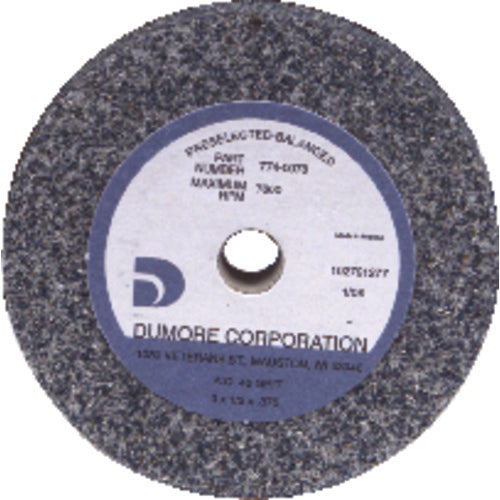 1″ × 1/4″ × 1/8″ 60 Grit 1/4″ × 1/8″ Recess Tool Post Grinding Wheel - #7740018;