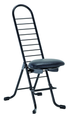 18" - 35" Ergonomic Work Seat -  Swivel Seat - Industrial Tool & Supply
