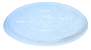 #DC-TP - Clear - Drum Covers - 5 Pack - Industrial Tool & Supply