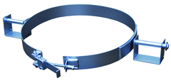 Galavanized Tilting Drum Ring - 55 Gallon - 1200 lbs Lifting Capacity - Industrial Tool & Supply