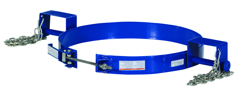 Blue Tilting Drum Ring - 55 Gallon - 1200 Lifting Capacity - Industrial Tool & Supply