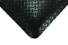 3' x 10' x 15/16" Thick Diamond Comfort Mat - Black - Industrial Tool & Supply