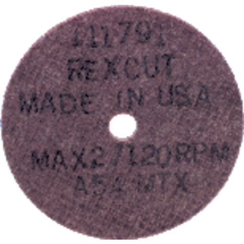 4″ × 1/8″ × 3/8″ - A80GFX - Aluminum Oxide Non-Reinforced Cut-Off Wheel - Industrial Tool & Supply