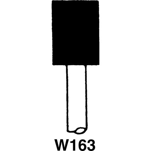 1/8″ × 3/8″ - W145 - Fine Resin Bonded Rubber Mounted Wheel - Industrial Tool & Supply