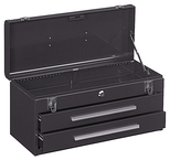 2-Drawer Portable Tool Chest - Model No.220B Brown 9.75H x 8.63D x 20.13''W - Industrial Tool & Supply