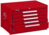 5-Drawer Mechanic's Chest w/ball bearing drawer slides - Model No.2805XR Red 16.63H x 20D x 29''W - Industrial Tool & Supply