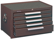 5-Drawer Mechanic's Chest w/ball bearing drawer slides - Model No.2805XB Brown 16.63H x 20D x 29''W - Industrial Tool & Supply