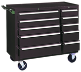 310X 10-Drawer Maintenance Cart - 35'' x 18'' x 39.38'' Brown - Industrial Tool & Supply