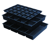 One-Piece ABS Drawer Divider Insert - 24 Compartments - For Use With Any 29" Roller Cabinet w/2" Drawers - Industrial Tool & Supply
