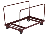 Folding Table Dolly - Vertical Holds 8 tables-1/8" Channel Steel Construction - Industrial Tool & Supply