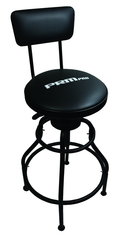Adjustable Shop Stool with Back Support - Industrial Tool & Supply