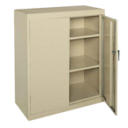 36 x 18 x 42" (Tropic Sand) - Counter Height Cabinet with Doors - Industrial Tool & Supply