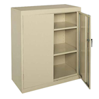 46 x 24 x 42'' (Sand, Gray, Charcoil, or Black (Please specify)) - Counter-High Storage Cabinet - Industrial Tool & Supply
