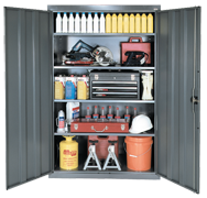 36 x 24 x 72'' (Sand, Gray, Charcoil, or Black (Please specify)) - Storage Cabinet - Industrial Tool & Supply