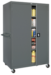 46 x 24 x 78'' (Sand, Gray, Charcoil, or Black (Please specify)) - Extra-Wide Transport Storage Cabinet - Industrial Tool & Supply