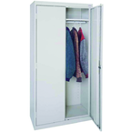 46 x 24 x 72'' (Sand, Gray, Charcoil, or Black (Please specify)) - Combo Wardrobe/Storage Cabinet - Industrial Tool & Supply